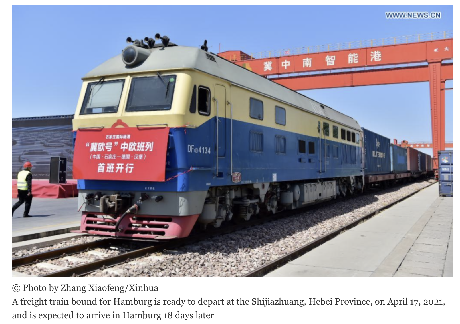 2021/03 Rail freight from China to Europe raises as Europe become China’s main trading partner