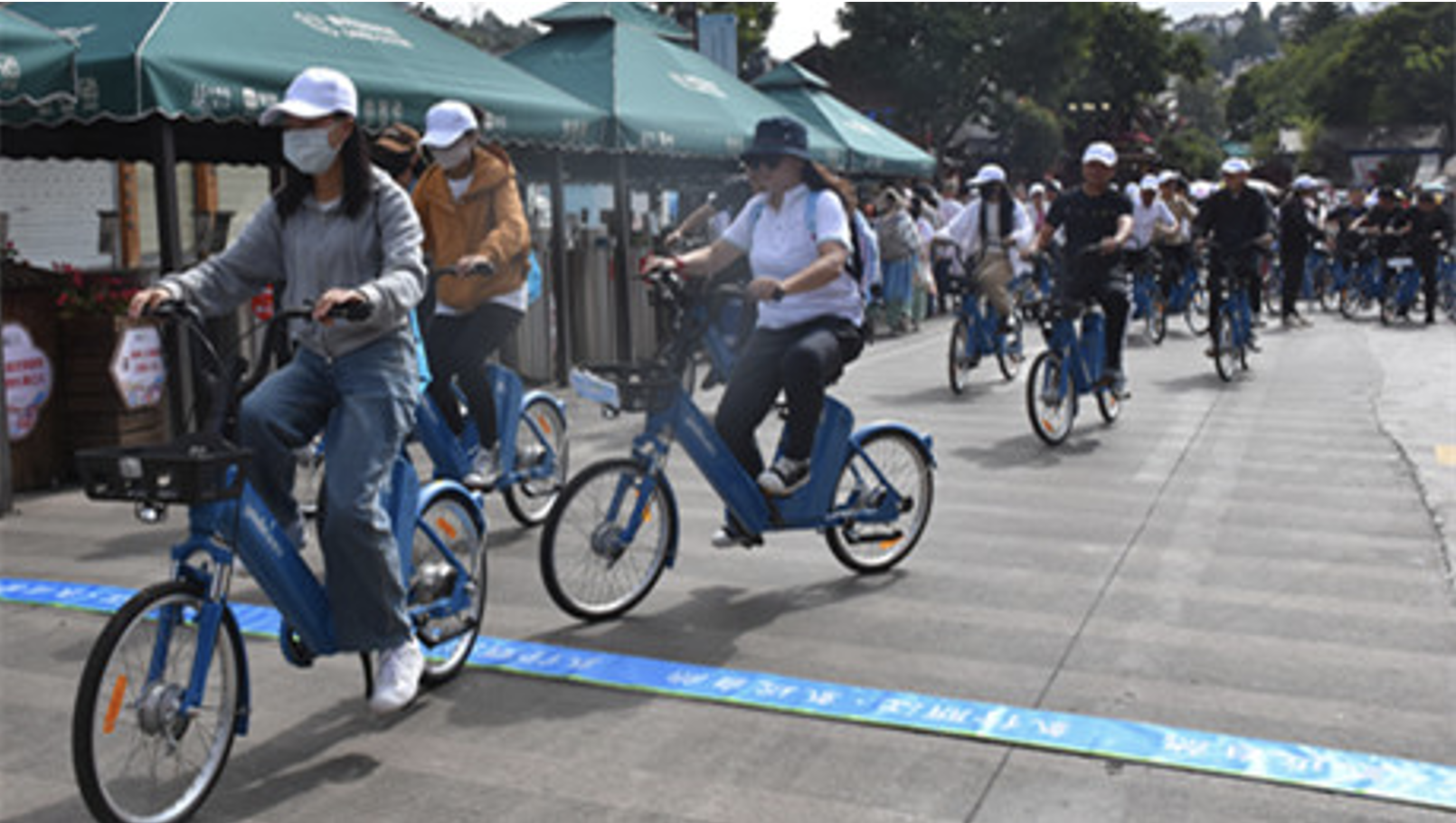 Hydrogen-based electric bicycles show up in Chinese cities