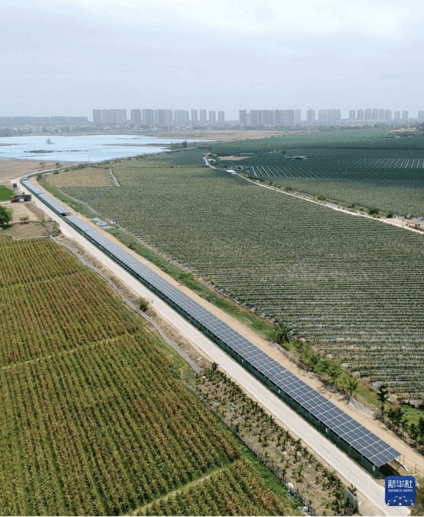 A “solar canal” on Hainan
