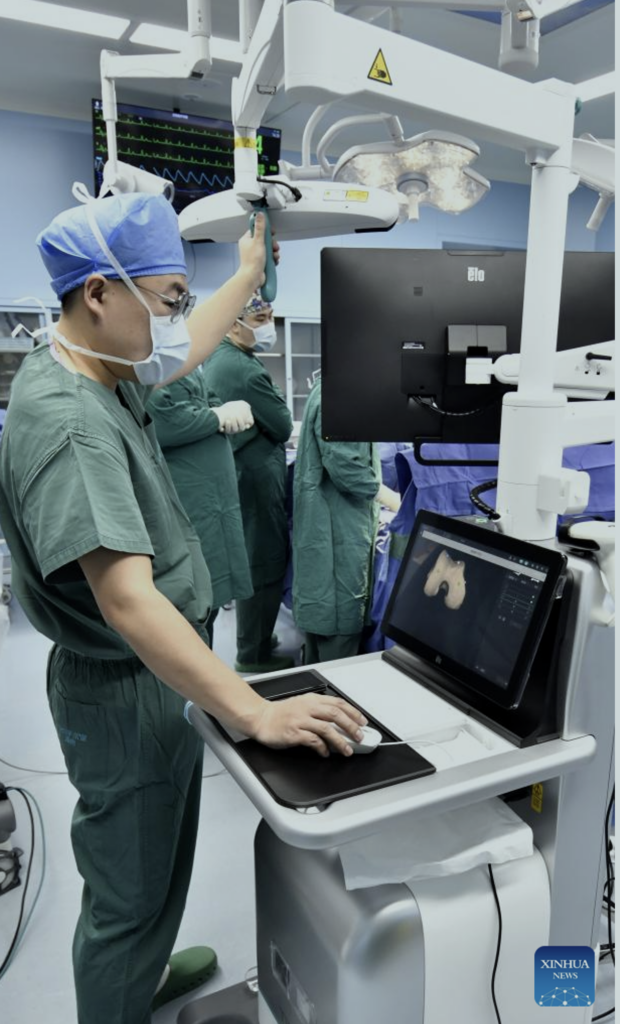 Beijing’s Anzhen hospital currently has 25 types of medical robots undergoing clinical trials